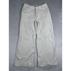 Polo Ralph Lauren Wide Leg Trousers Womens 4 Heather Grey Excellent Jersey Pants